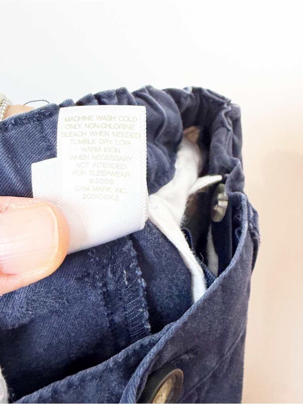 Janie and Jack | Boys Navy Mallard Duck Embroidered Chino Pants - Picture 7 of 7